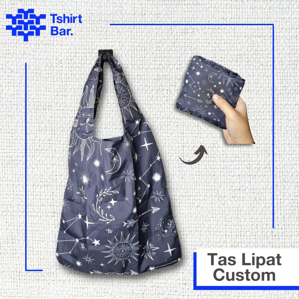 Tote bag lipat online custom