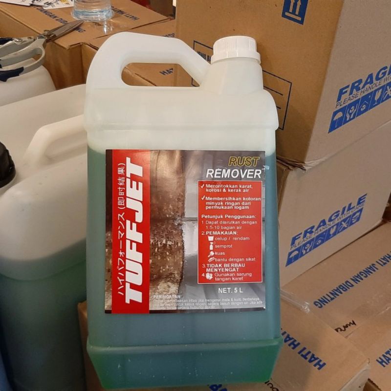 Jual RUST Remover 5 liter merk tuff jet / HRF | Shopee Indonesia