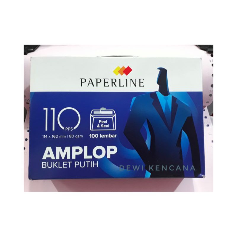 Jual Paperline Amplop Putih Polos Pps X Mm Envelope Pak Isi Lembar Shopee