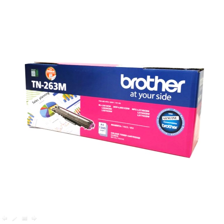 Toner Brother Original TN263 Magenta for DCP-L3551CDW, MFC-3735CDN, dll - Original Resmi (3)