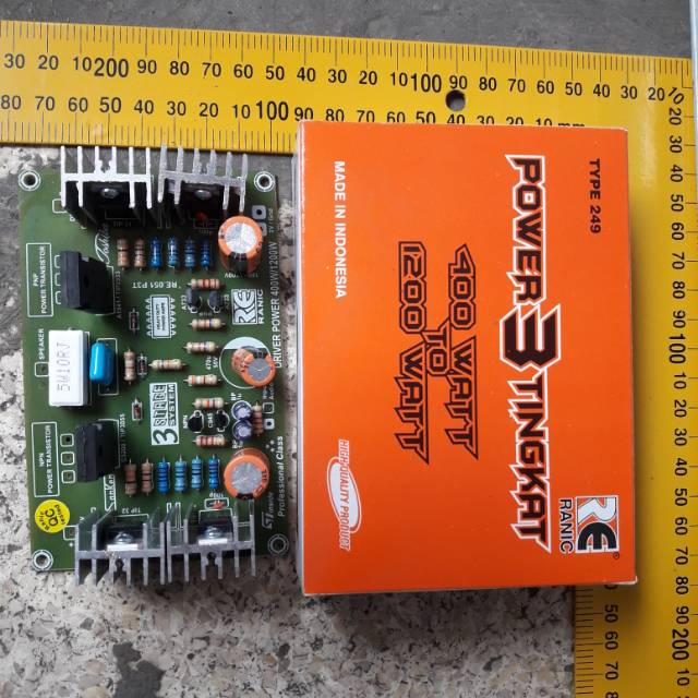 Jual Kit driver power 3 tingkat sound system audio ampli rakitan