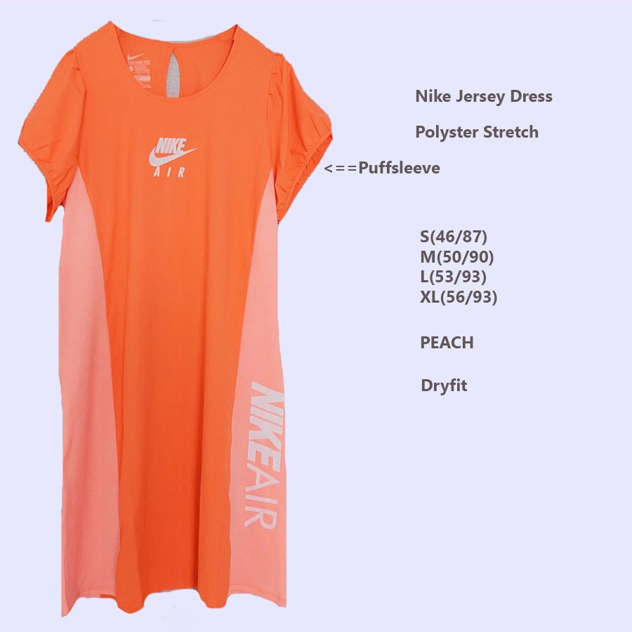 Peach nike dress on sale