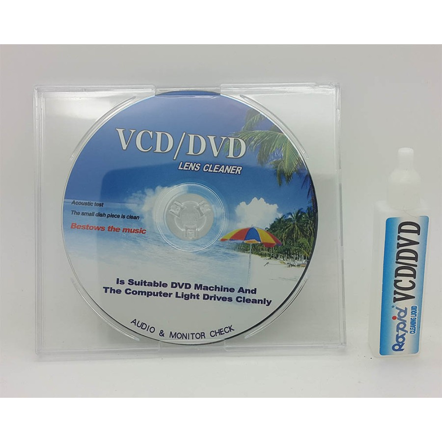 Jual Vcd / DVD / CD-room Lens Cleaner & Audio Tape Head Cleaner ...