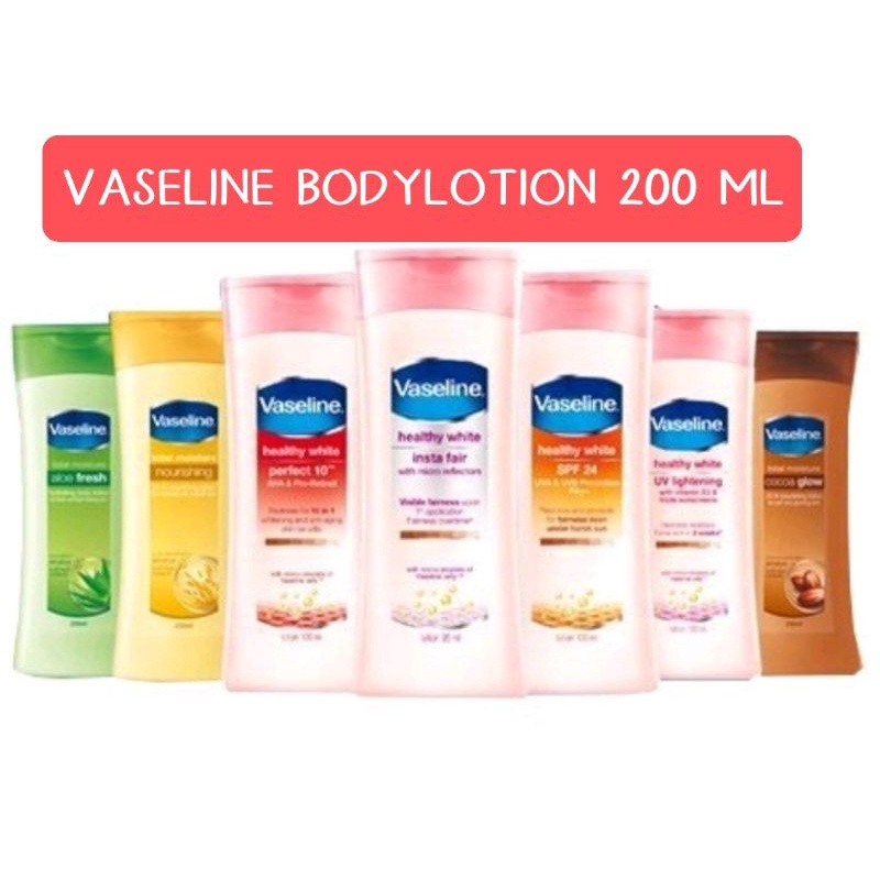 Jual Vaseline Spf 24 PA + Body Lotion 200 Ml Shopee Indonesia