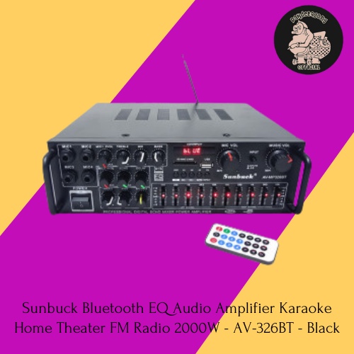 Jual Overview of Sunbuck Bluetooth EQ Audio Amplifier Karaoke Home