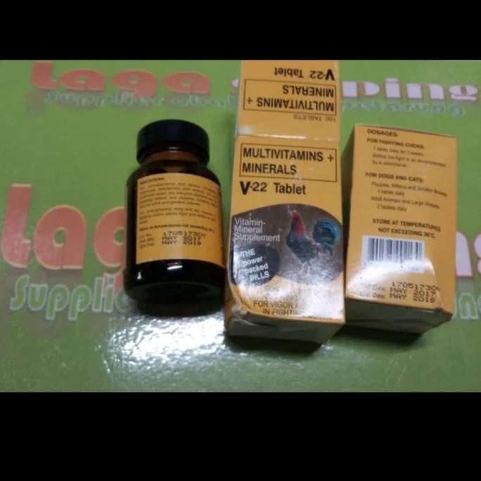 Jual v22super vitamin v22 super stamina obat doping ayam tarung murah ...