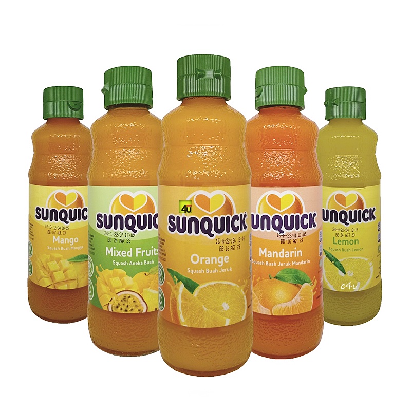 Jual SUNQUICK Fruit Juice Concentrate Squash 330ml Shopee Indonesia