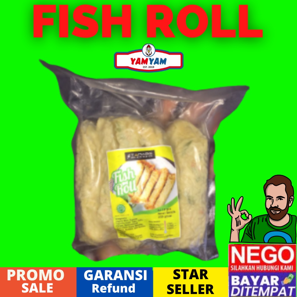 Jual Cidea Cedea FISH ROLL 250gr 250 GRAM OLAHAN IKAN SEAFOOD SEAFOODS ...