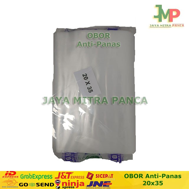 Jual Plastik Anti Panastahan Panas Merk Obor Ukuran 20x20 Sheet 10x20 12x25 15x30 20x35 2479