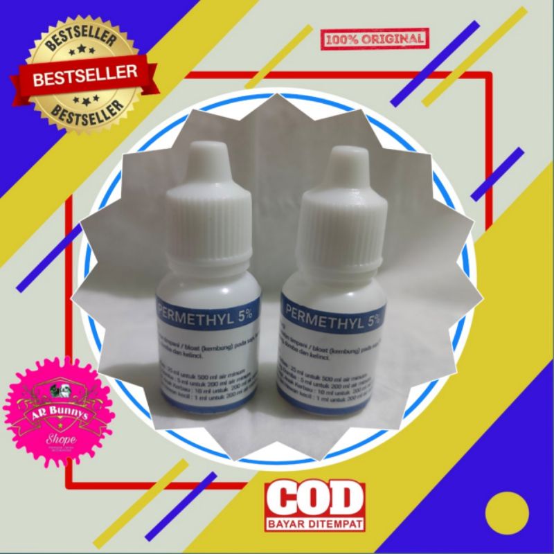 Jual Permethyl Obat Kembung Kelinci Kambing Sapi 10ml | Shopee Indonesia