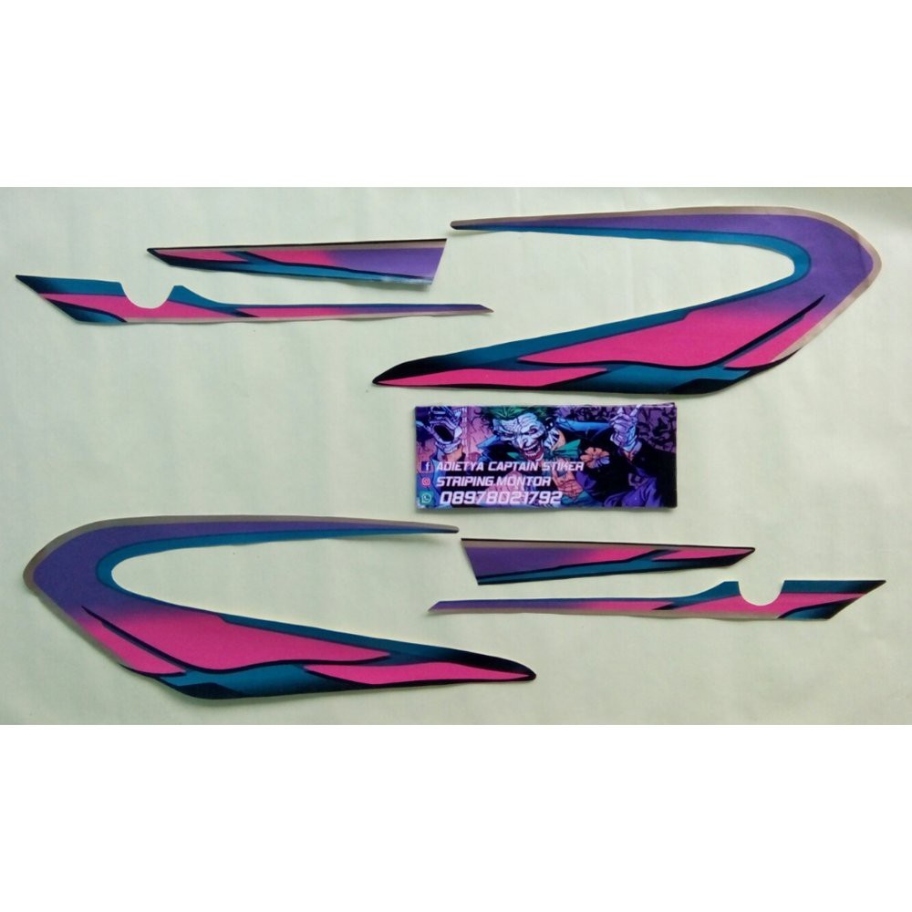 Jual Stiker Lis Striping Sticker Rxs Tahun 1999 Merah | Shopee Indonesia