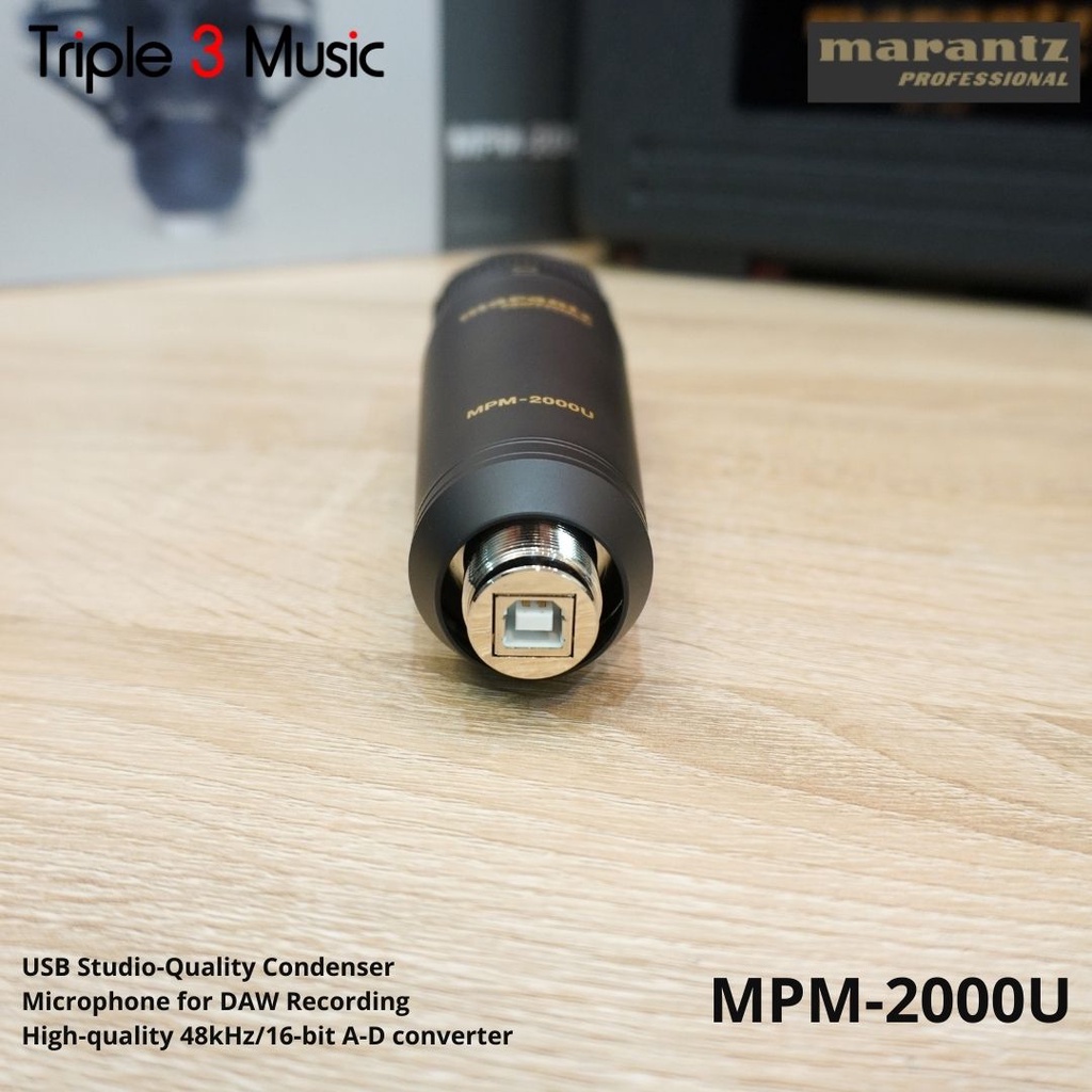 Jual Marantz MPM 2000U Large Diaphragm Microphone Mic USB | Shopee ...