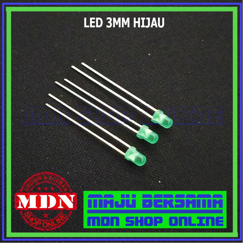 Jual Led 3mm hijau lampu indikator | Shopee Indonesia