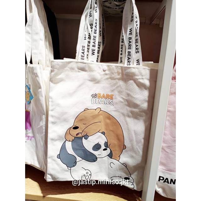 Ukuran tote bag online miniso