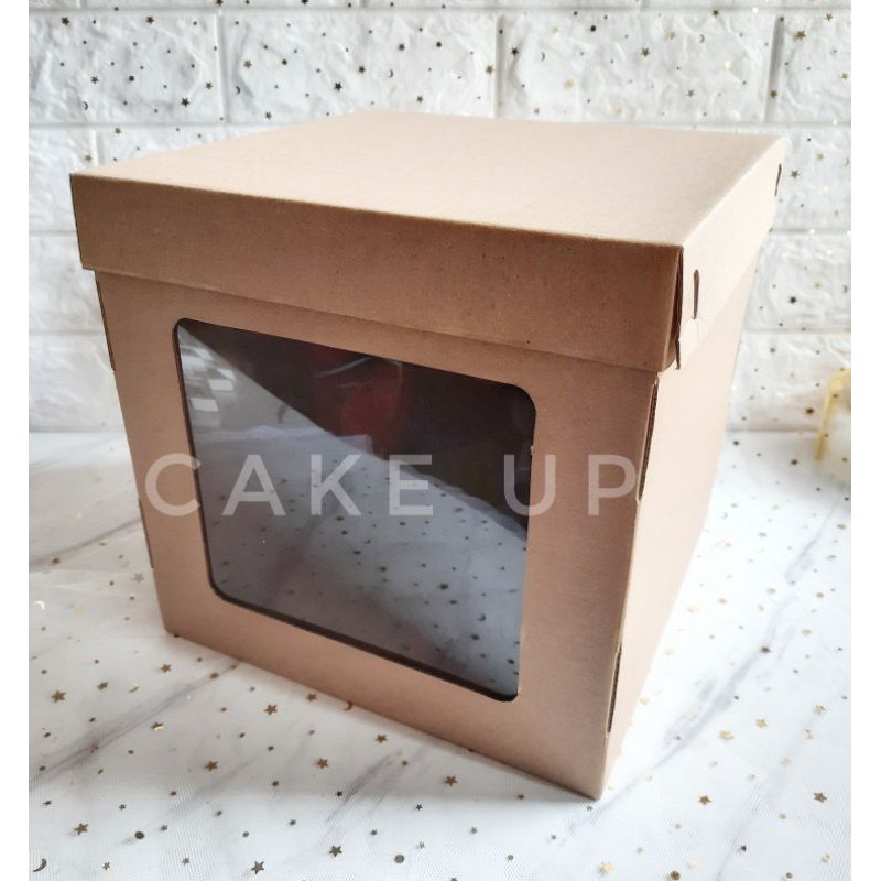 Jual Dus Kue Tinggi 25x25x25 Tall Cake Box Shopee Indonesia 0004