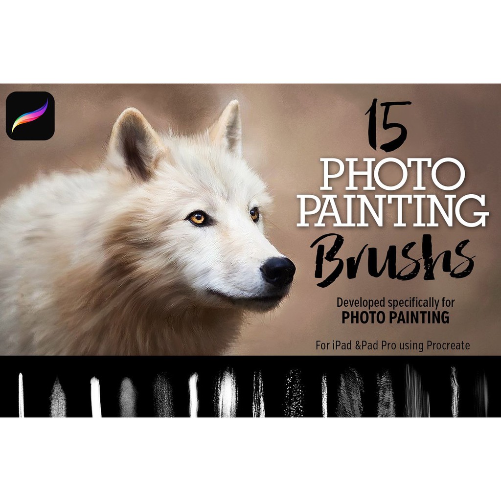 Jual Procreate Brush - 15 Photo Painting Brushes | Shopee Indonesia