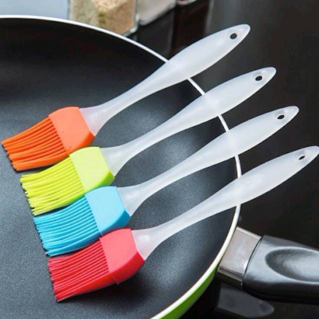 Jual Kuas roti barbekyu silicone/kuas roti silicon kecil | Shopee Indonesia