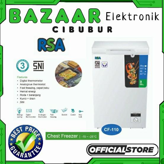 Jual Cooler Chest Freezer Rsa Cf-110 Cf110 Freezer Box | Shopee Indonesia