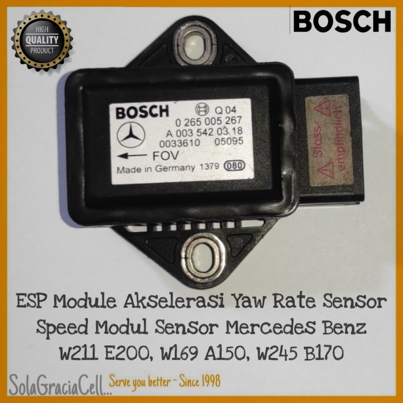 Jual Yaw Rate ESP Accelaration Speed Sensor Mercedes W211 W169