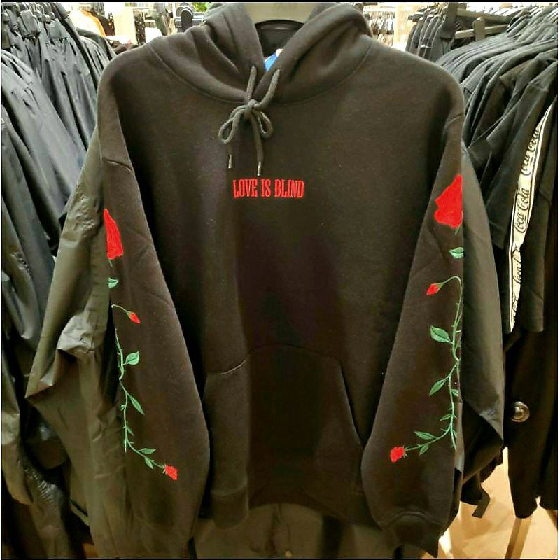 H&m love 2024 is blind hoodie