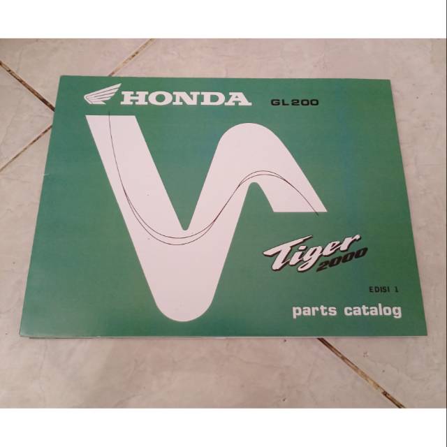 Jual Buku part catalog honda Tiger 2000. | Shopee Indonesia