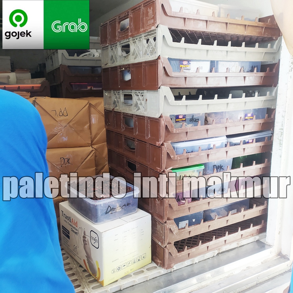 Jual Tray Plastik Roti/ Keranjang Roti 66 x 55 x 12 Cm Kirim GOJEK ...