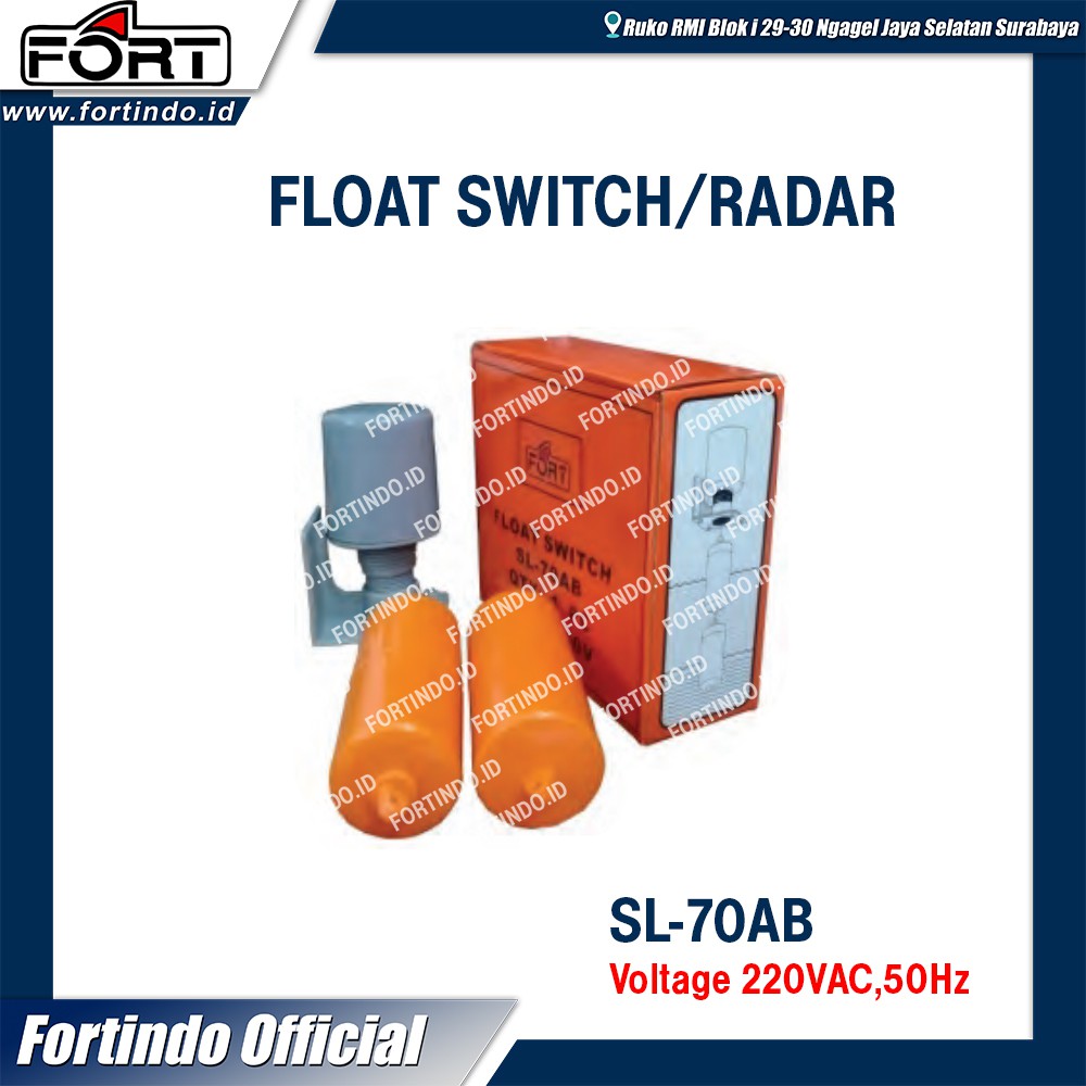 Jual Float switch Radar pelampung air SL-70AB MERK FORT | Shopee Indonesia