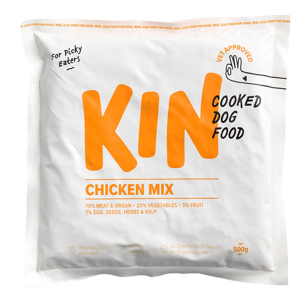 Jual KIN Dog Food - Chicken Mixer 500g | Shopee Indonesia