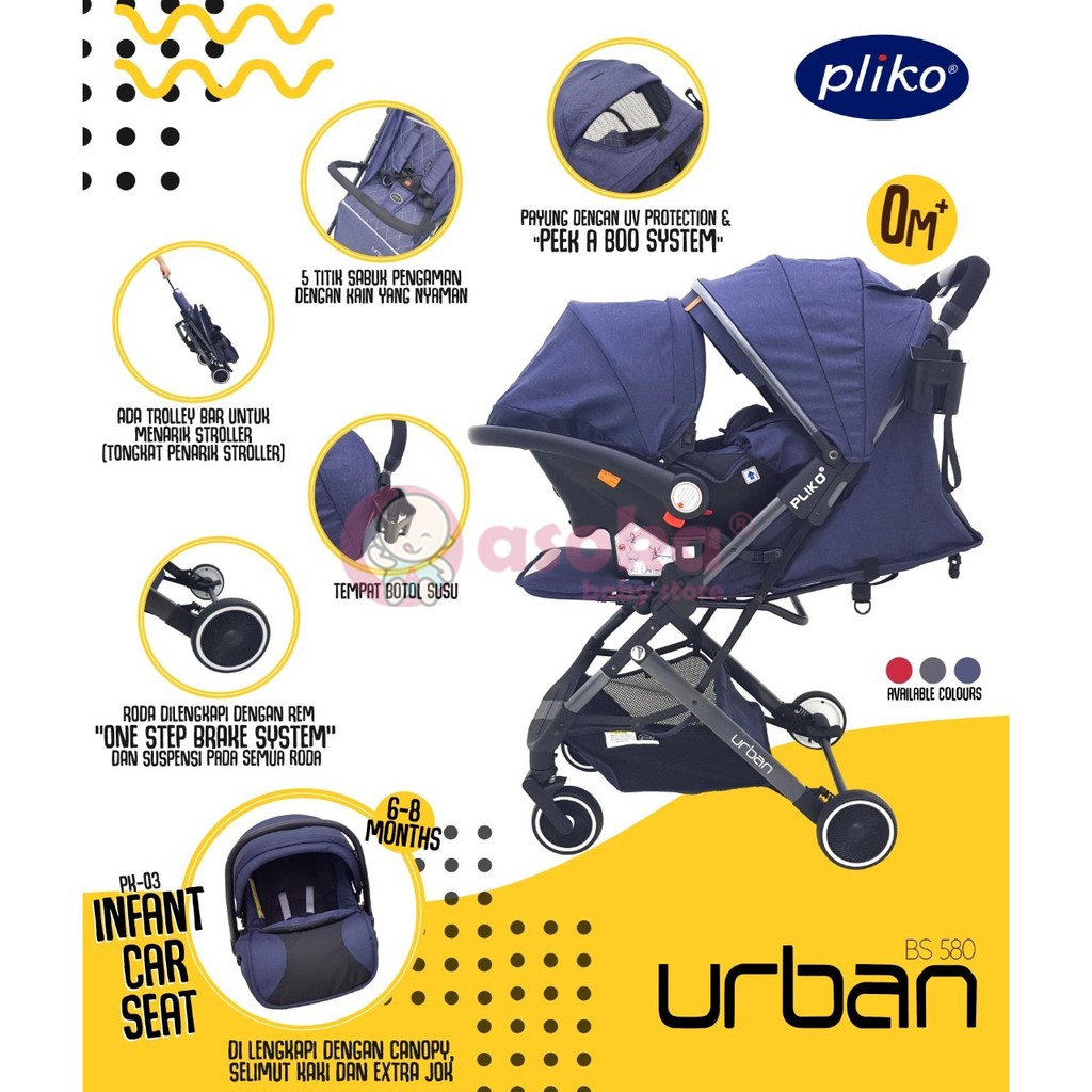 Stroller dan store car seat