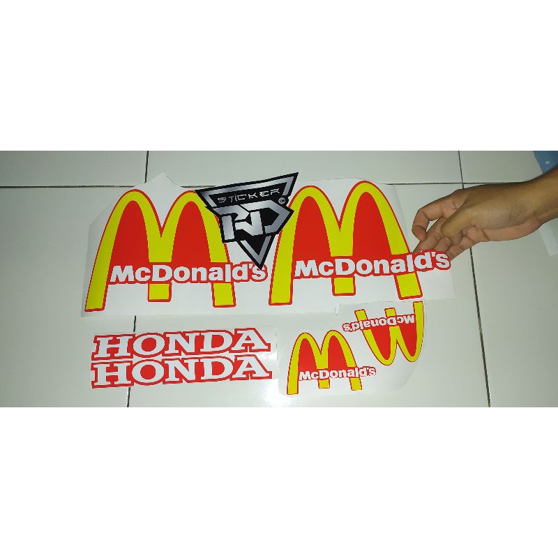 Jual sticker striping McDonald's Scoopy | Shopee Indonesia