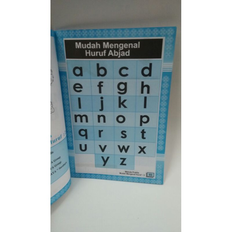 Jual metode praktis mengenal huruf abjad jilid 2 | Shopee Indonesia