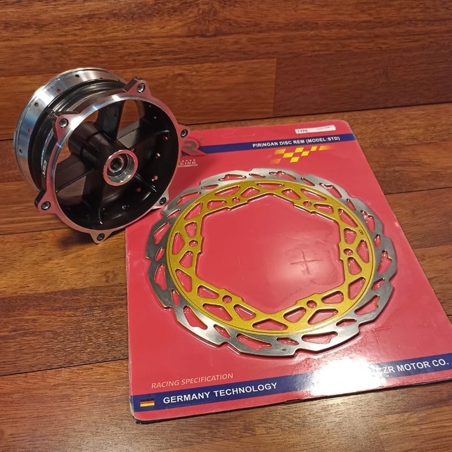 Jual (NINJA R/RR) TROMOL DEPAN MODEL STANDART NINJA 6 LUBANG + PIRINGAN