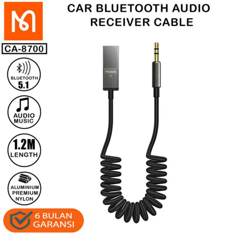 Jual Mcdodo CA870 / CA8700 Kabel Aux Car Wireless Audio Reciever