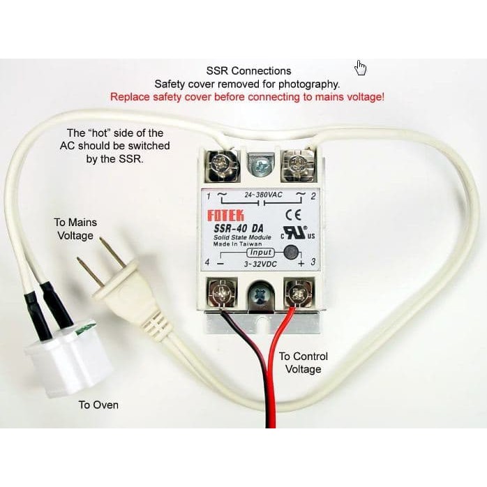 Jual FOTEK SSR-40DA 40A SOLID STATE RELAY SSR DC CONTROL AC 3-32VDC/24 ...