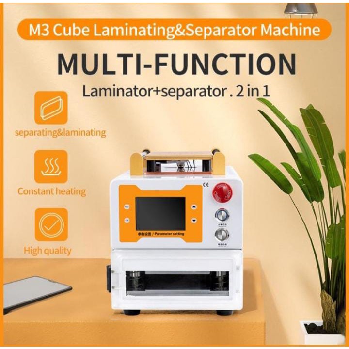 Jual MESIN LAMINATING M-TRIANGLE M3 2 IN 1 ORIGINAL | Shopee Indonesia