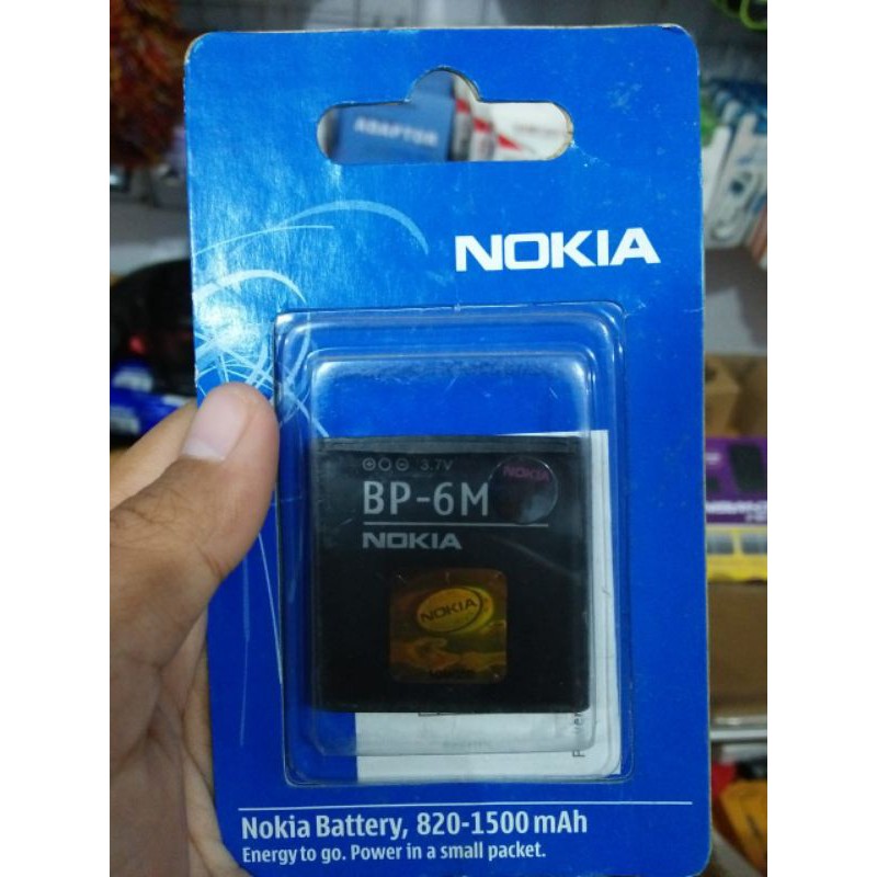 Nokia BP-6M Batteria Originale Per Nokia N93 – 3.7V, Li-ion, Ricambio Compatibile Con Protezione - 3