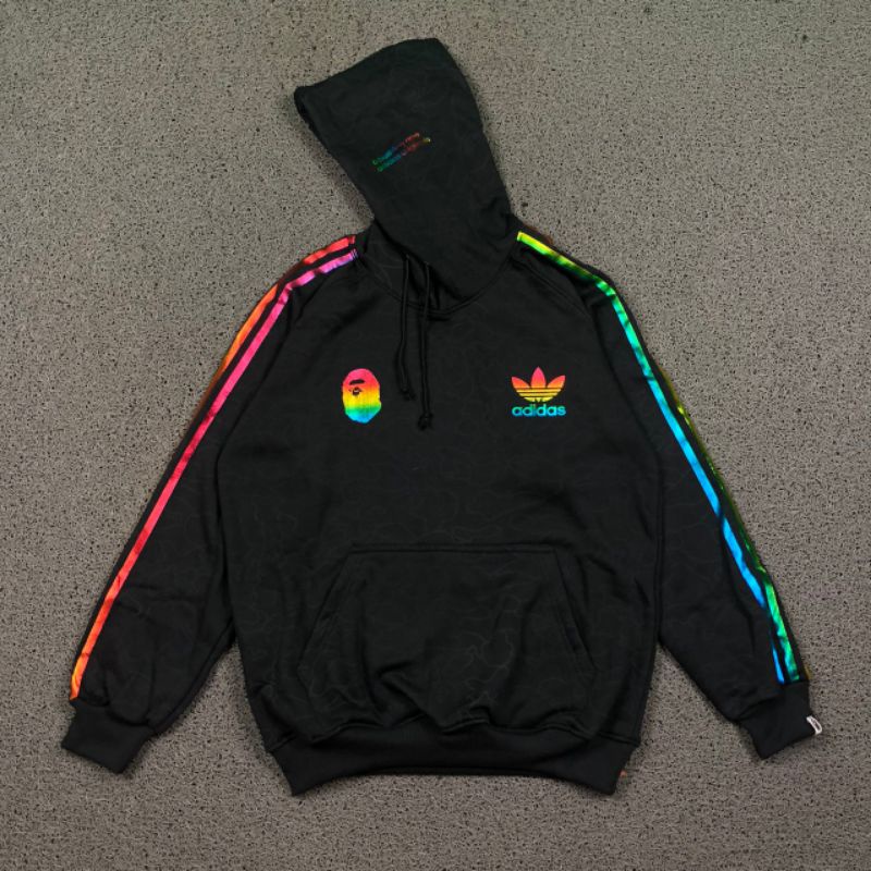Adidas rainbow jacket sale