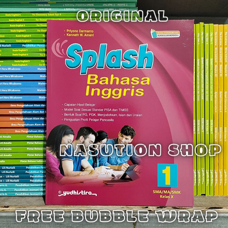 Jual Buku Splash Bahasa Inggris Kelas X Sma Yudhistira Kurikulum