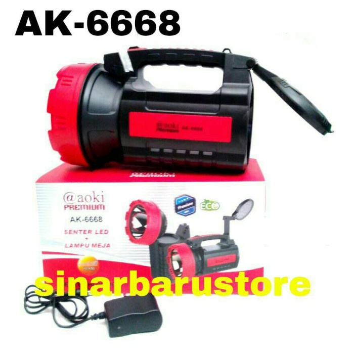 Jual Senter Aoki AK - 6668 (Senter LED + Lampu Meja) | Shopee Indonesia