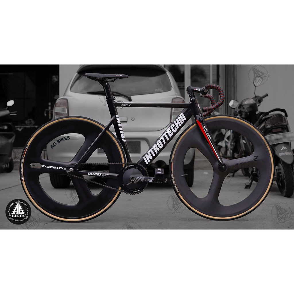 Jual Fullbike Sepeda Fixie Crit X Black Super Good Looking