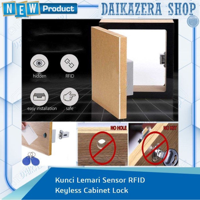Jual Kunci Lemari Sensor RFID Keyless Cabinet Lock | Shopee Indonesia