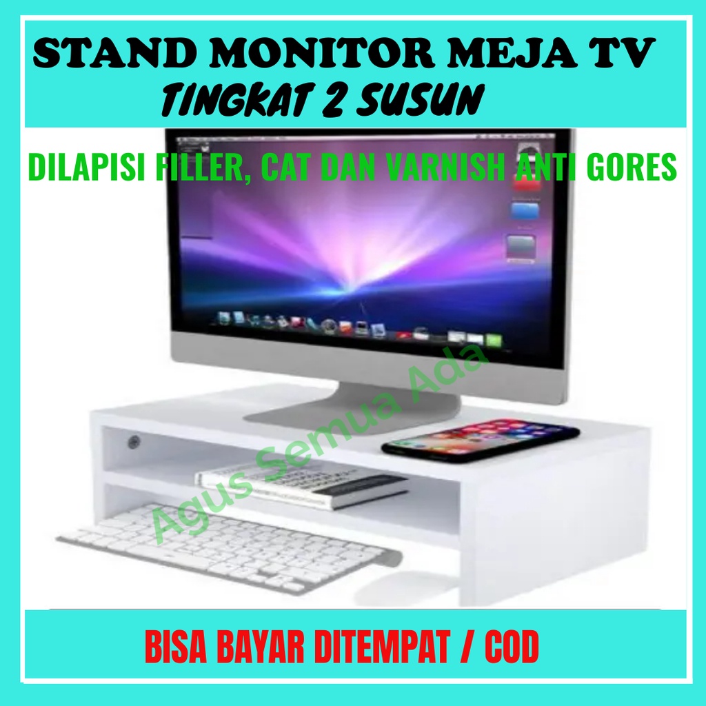 Jual Meja Tv Stand Penyangga Tatakan Dudukan Holder Laptop Rak Monitor