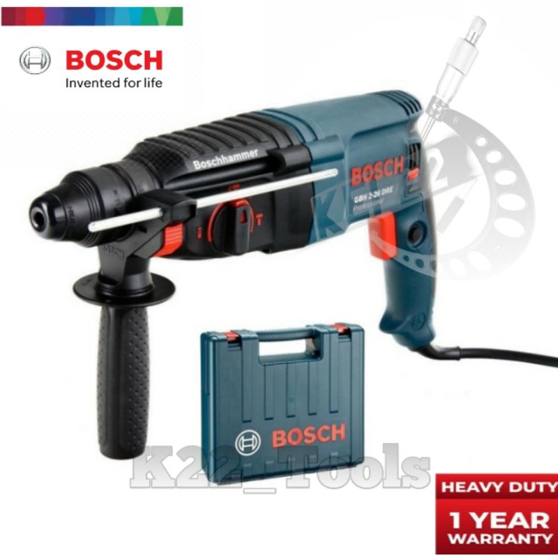 Jual MESIN BOR BETON BOSCH ROTARY HAMMER DRILL GBH 2 - 26 DRE | Shopee ...