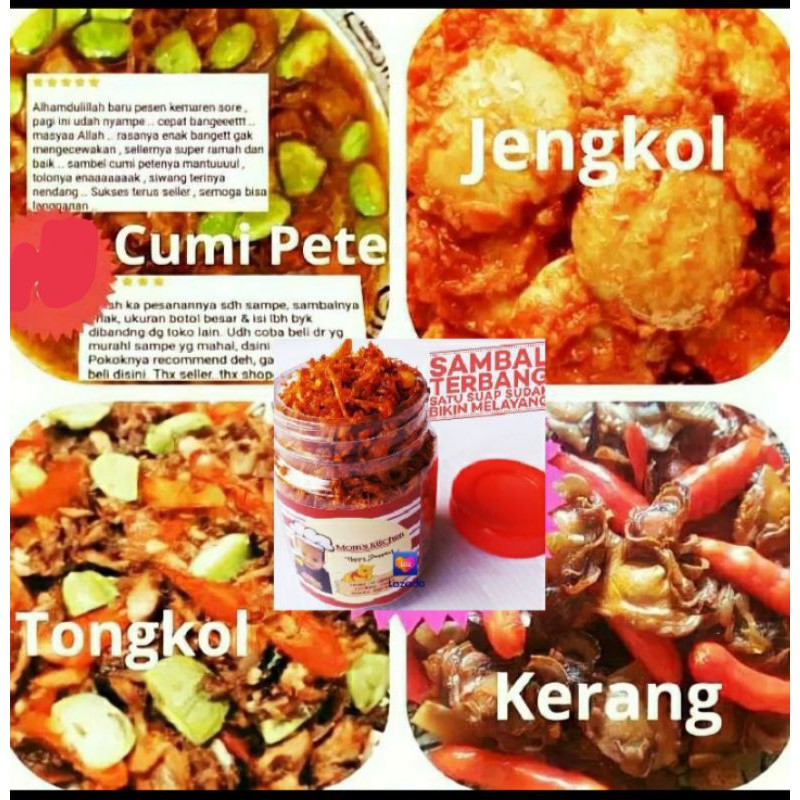Jual SAMBAL BABY CUMI, TERI,JENGKOL,AYAM SUWIR KEMANGI,KERANG, FULL ...