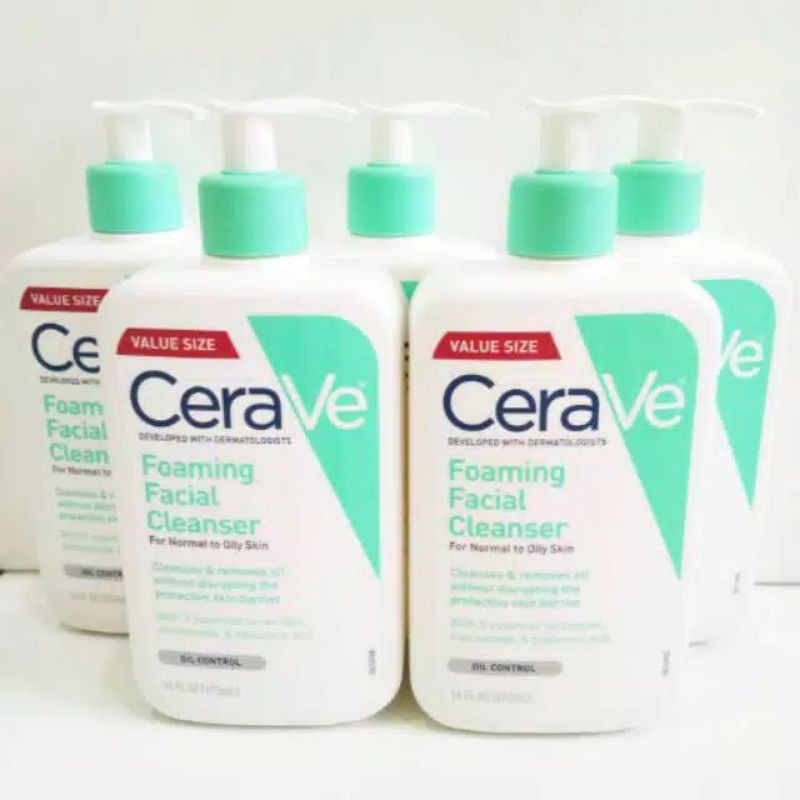 Jual CeraVe Foaming Facial Cleanser 473ml | Shopee Indonesia