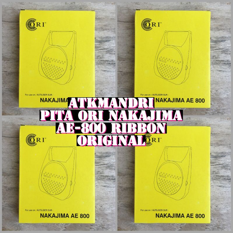 Jual PITA ORI NAKAJIMA AE 800 RIBBON ORIGINAL | Shopee Indonesia