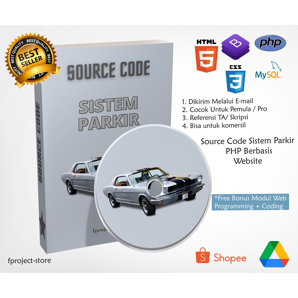 Jual Source Code Program Sistem Parkir Berbasis Php Mysql Shopee Indonesia 5726