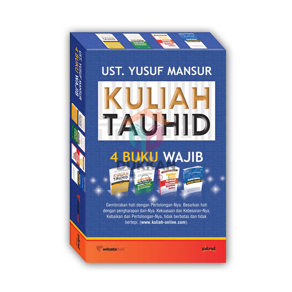 Jual Buku Kajian Islam Kuliah Tauhid 4 Buku Wajib Ust Yusuf Mansur