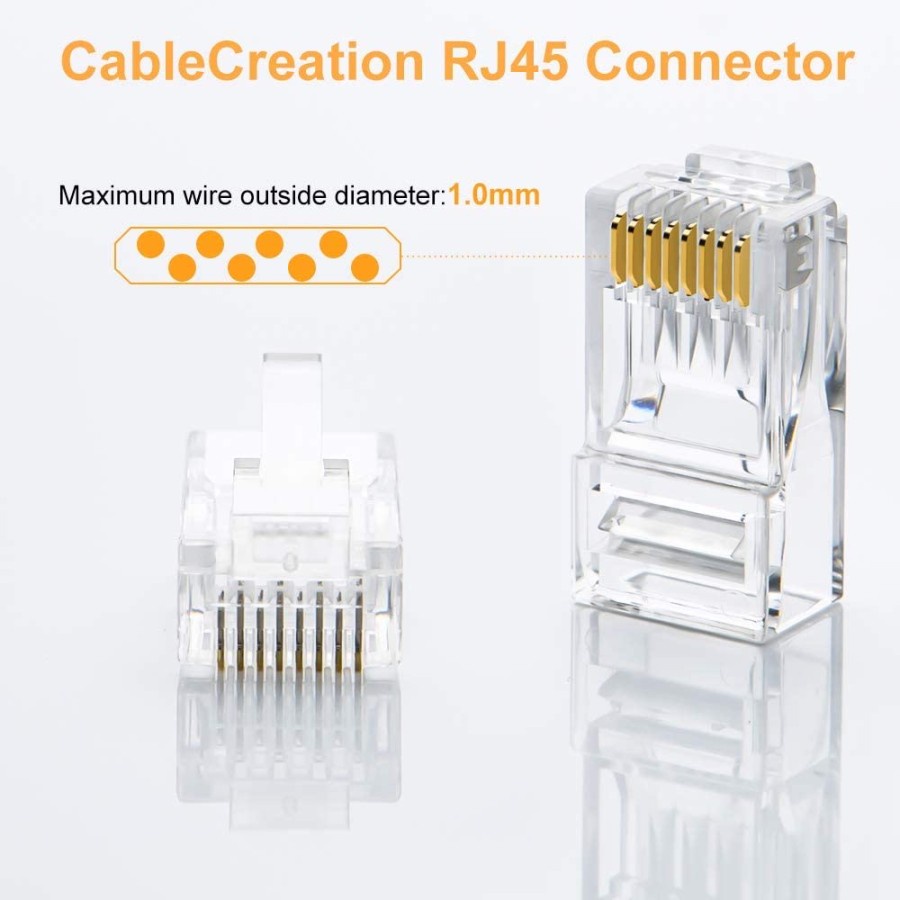 Jual Kepala Kabel LAN RJ45 Cat6 Cat5 UTP FTP Modular Plug Ethernet ...