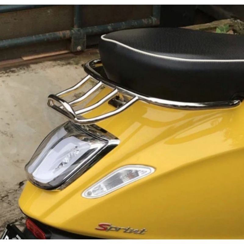 Jual rear rack model zelioni Vespa s, sprint, Primavera - aksesoris ...